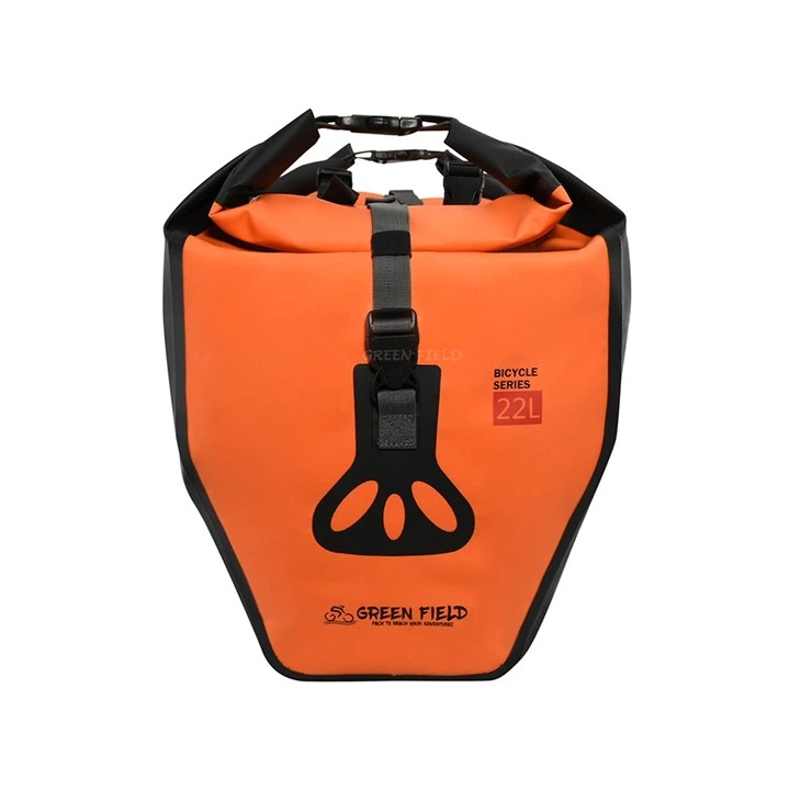 Orange Bicycle Universal Rear Pannier Bag Set